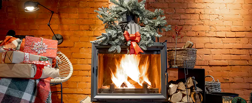Travis Industries Linear Gas Fireplace Installation in Jamestown, New York